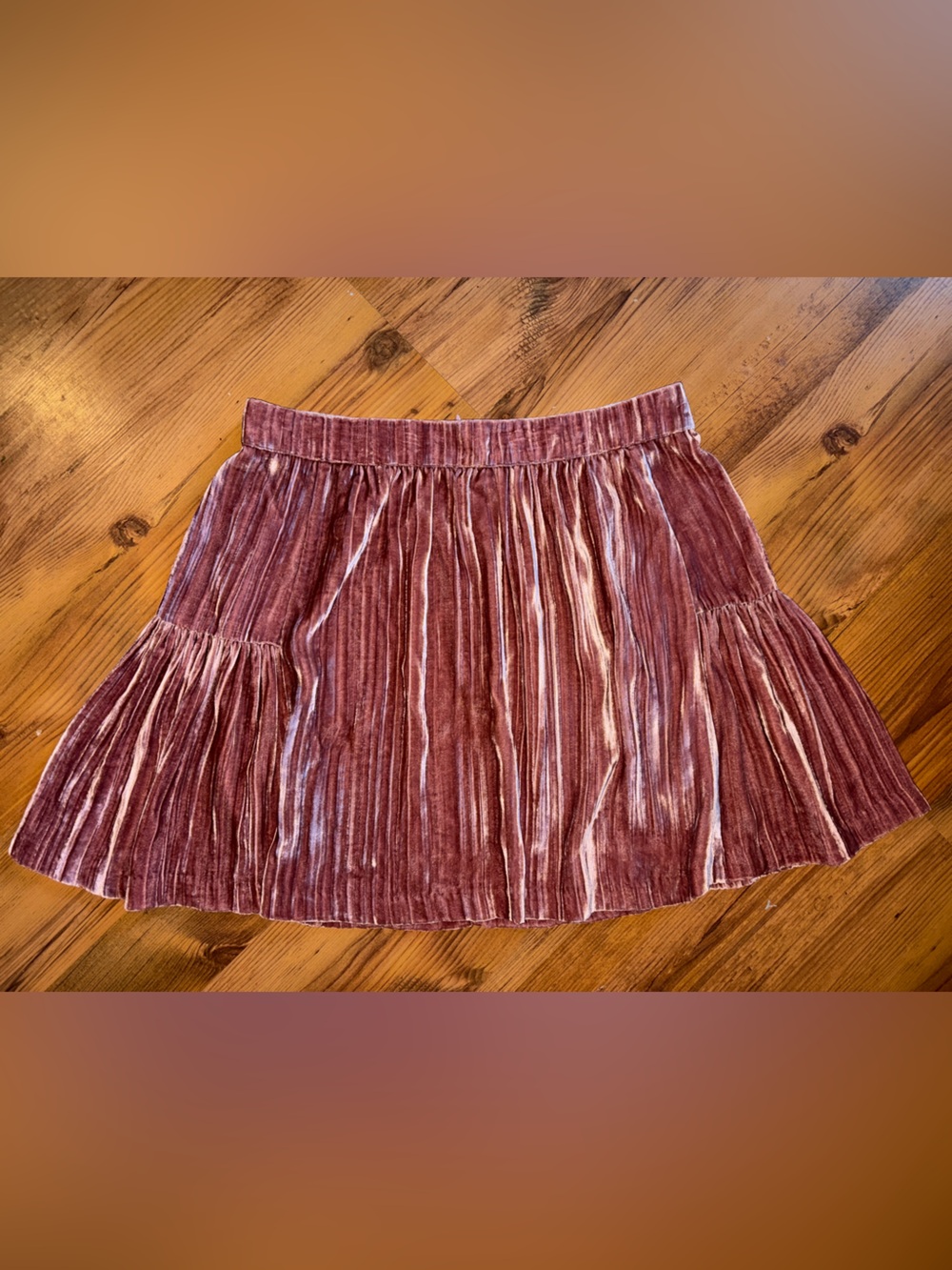 Madewell Gorgeous Crushed Velvet Mini Skirt 10